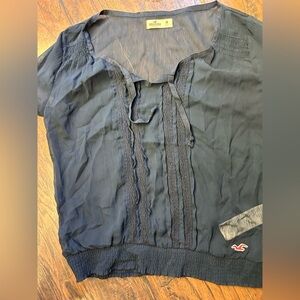 Hollister Navy Blue Women's Top.    <<<<194>>>>>